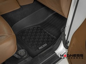 Jeep Wrangler JK Floor Liners - FlexFit - Front + Rear - Unlimited / 4-Door Jeep Wrangler JK Floor Liners - FlexFit - Front + Rear - Unlimited / 4-Door